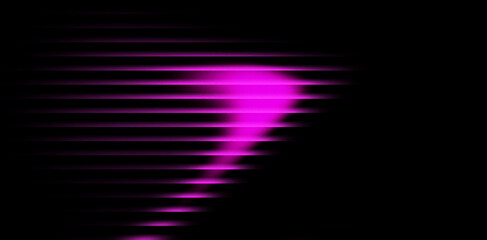 pink glowing abstract wave glassy background