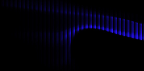 blue glowing abstract wave glassy background