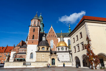 Wawel cathedral, Wawel Hill in Krakow, Lesser Poland, Poland, Europe