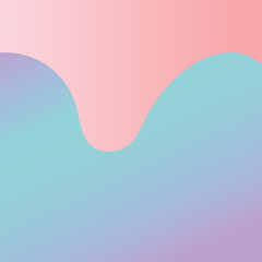 Soft Pastel Liquid Gradient Background  Minimal Abstract Fluid Shape Vector