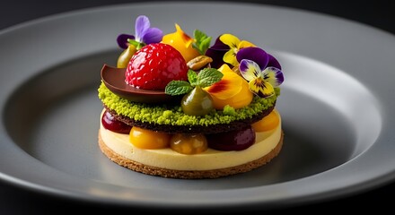 Exquisite Fruit Tart A Symphony of Flavors and Textures