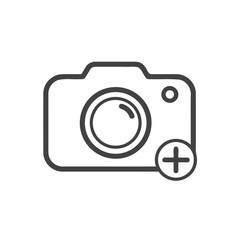 Modern Flat Design Social Media Camera Icon