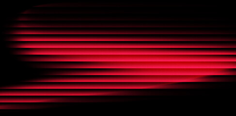 red glowing abstract wave glassy background
