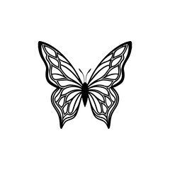 A vector illustration of a natural beauty butterfly and floral elements for spring design decoration © Pixel Forge Studio