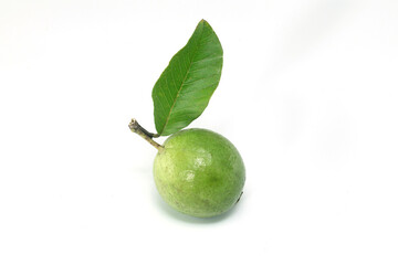 Fresh Guava on white background,Close up