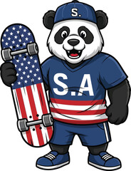 teddy bear with american flag