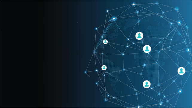 Innovative Network of Global Connections with Abstract Spherical Nodes and Digital Contact Integration