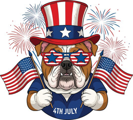 fourth of july vector