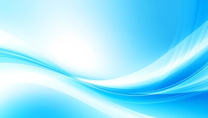 vibrant abstract blue and cyan background with flowing ribbed glass texture and curved wave light design for modern digital visuals and creative layouts