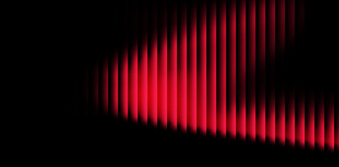 red glowing abstract wave glassy background