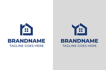 Letter R and Y Home Modern Logo, symbolizing comfort, stability, and modern living