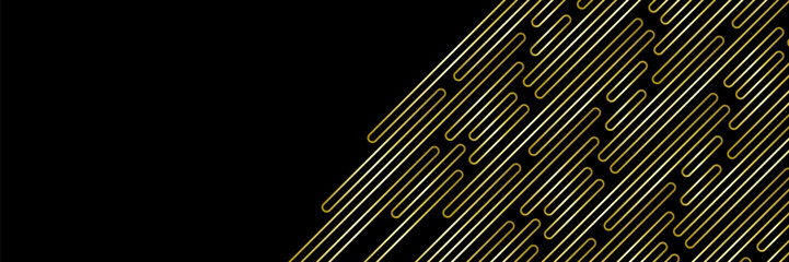 Modern Gold line Background. Luxury Wallpaper. Abstract Business Banner. Vector Illustration