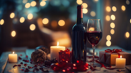 christmas decoration with candles