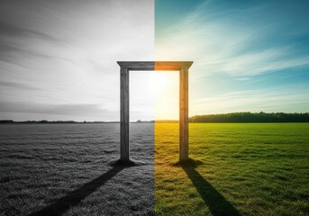Find hope and new beginnings with this door to vibrant opportunity
