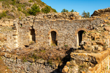 The ancient city of Syedra has located about 20 km. southeast of Alanya district of Antalya, on a...