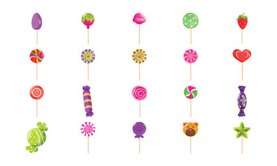 Candy Illustration Bundle &ndash; Colorful Sweets Collection