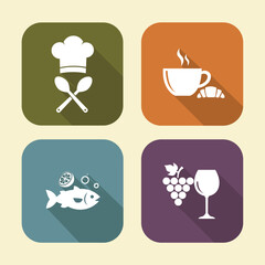 Essential Restaurant and Chef Vector Icon Set