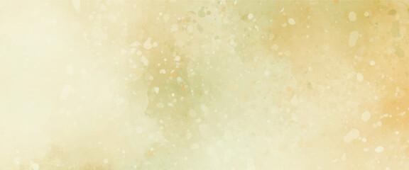 Vector yellow watercolor background for your design.