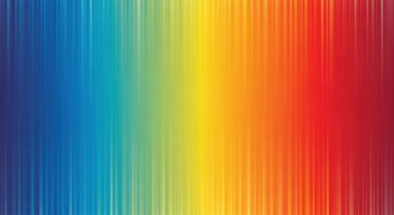 Abstract background featuring vertical rainbow color spectrum lines creating a vibrant gradient effect from blue to red