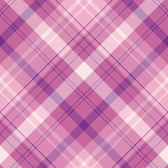 Fototapeta premium Seamless pattern with glorious cold pink and violet colors for plaid, fabric, textile, clothes, tablecloth and other things. Vector image. 2 