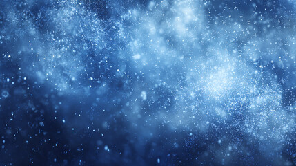 A breathtaking view of the universe, with a celestial display of stars and nebulas in shades of blue and white