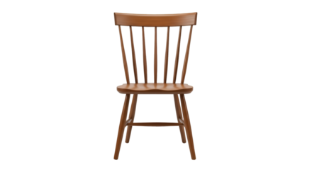 Wooden Windsor Style Chair Front View furniture seat