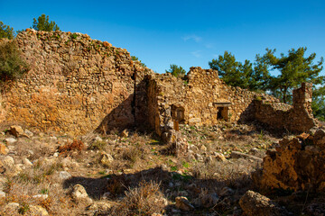 The ancient city of Syedra has located about 20 km. southeast of Alanya district of Antalya, on a...