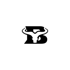 Letter B Bull logo.eps