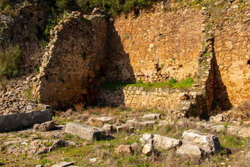 The ancient city of Syedra has located about 20 km. southeast of Alanya district of Antalya, on a...