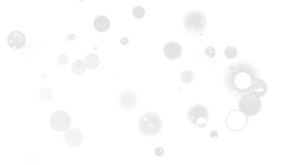 Winter snowflakes overlay