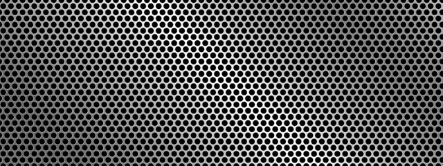 Metal dot with mesh and hole for texture or steel. Background pattern with grill and seamless and dot. Metal with mesh and vent for iron or sheet, plate with strong and grunge for abstract or design.