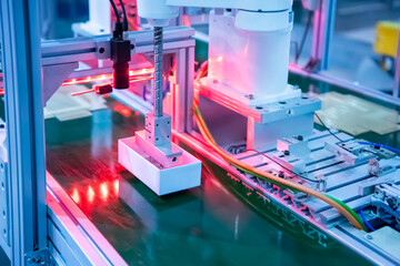 automatic pneumatic piston sucker unit on industrial machine,automation compressed air factory production