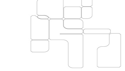 Vector digital tech line pattern design with crossed lines and dots.