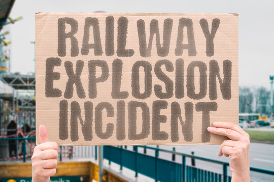 "Railway Explosion Incident" Industrial accidents disrupt transportation networks across borders. RAILWAY. EXPLOSION. ACCIDENTS. TRANSPORTATION. NETWORKS.