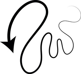 Symbol with Zigzag Line and Arrow – Modern Medical Care Illustration, Human Health Icon Set, Dentist Logo Design, Artistic Footprint and Ear Elements, Vector Drawing for Professional Branding