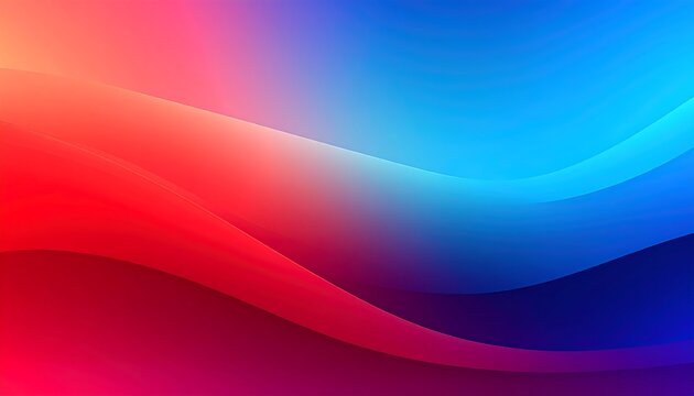 Vibrant abstract background with flowing waves of red orange and blue light creating a dynamic and energetic visual effect
