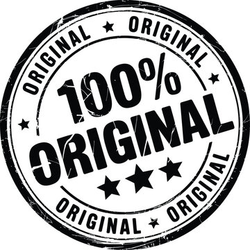 Authentic 100% original quality guarantee grunge rubber stamp