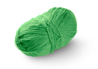 Wool yarn isolated on transparent background