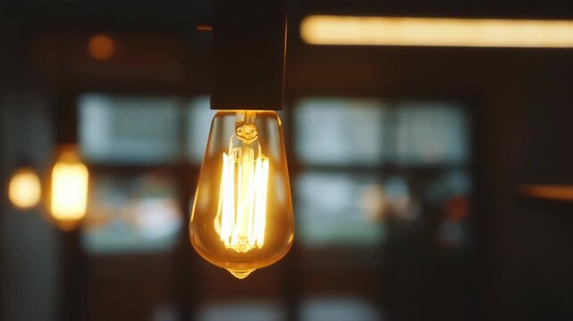 old style light bulb illuminate  and warmed the surround
