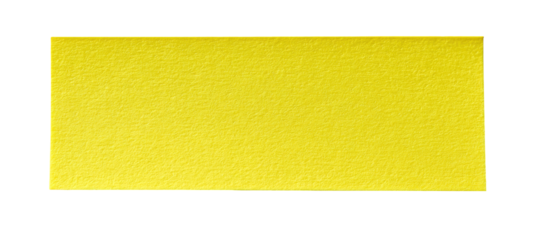 Solid yellow rectangle with textured surface