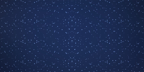 Space stars background, Cartoon starry illustration. Universe starry pattern with glowing stars and comets.Night sky constellations galaxy. Vector graphic.