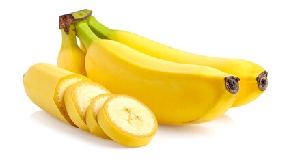 Fresh and Sliced Bananas - A Nutritious and Delicious Fruit.