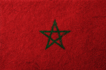 A bold red backdrop evokes passion and energy, showcasing a meticulously crafted star emblem in striking green, reflecting heritage in a visual texture that speaks volumes.