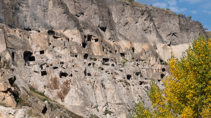 Vardzia a cave monastery was built during the reign of Queen Tamar, Georgia.