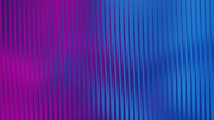 Vibrant magenta to blue gradient with vertical ribbed lines wave