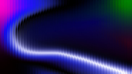 Fototapeta premium Futuristic Abstract Design With Rippled Light In Bold Gradient Colors