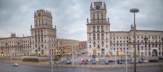 Minsk railway station. Gateway to the city