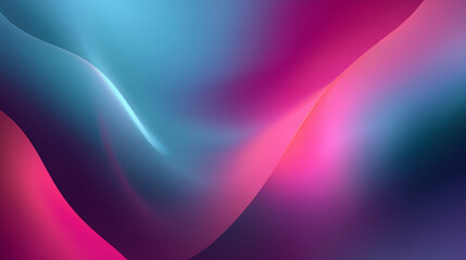Obraz premium Abstract Flowing Background with Blue Pink and Purple Light Waves, gradient background