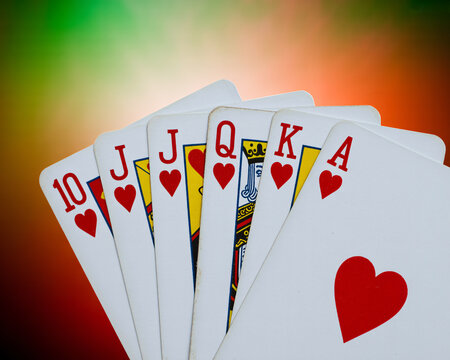 Ace your next project with this royal flush of hearts showcasing winning hands, strategic plays, and high-stakes excitement for a thrilling visual narrative