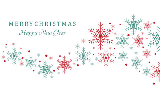 A seamless Christmas vector pattern featuring cozy holiday elements such as trees, gifts, snowflakes, and mugs in warm green and red tones on a cream background. Perfect for wrapping paper, text
